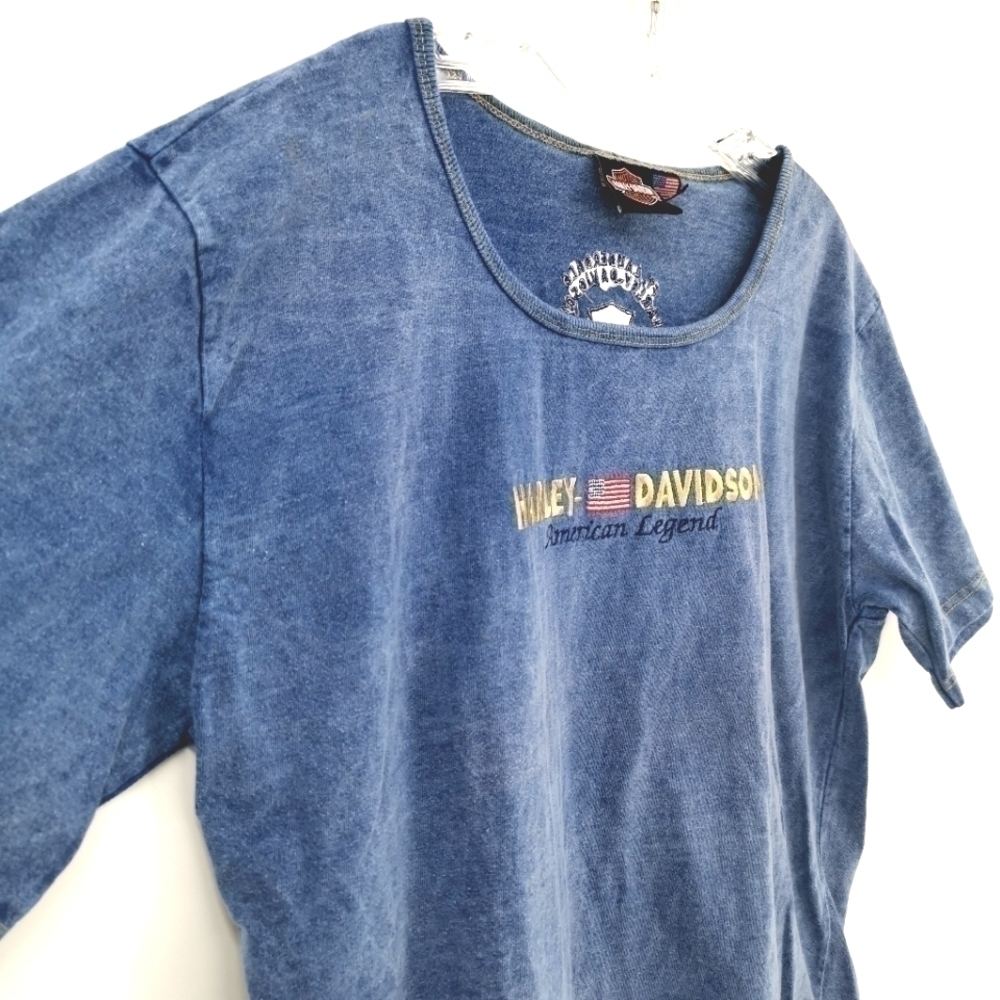 Harley Davidson Florida Vtg Women's L Shirt USA - Picture 2 of 11